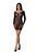 Полупрозрачное мини-платье Passion BS101 One Size, black, рукава-митенки