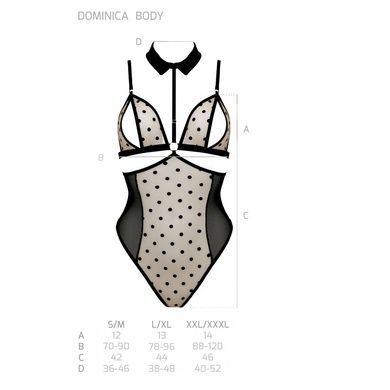 Боди Passion DOMINICA BODY XXL/XXXL, black