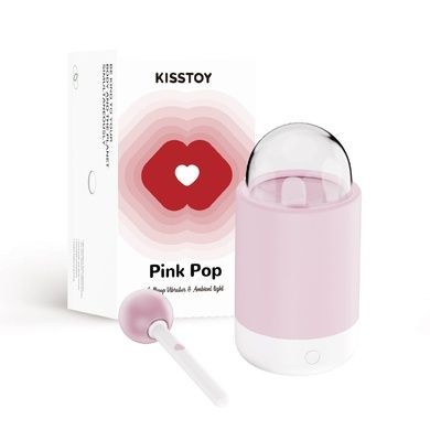 Вібратор-цукерка на паличці KISSTOY Pink Pop SO9989 фото