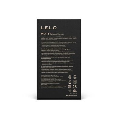 Віброкуля LELO Mia 3 Black SX2555 фото