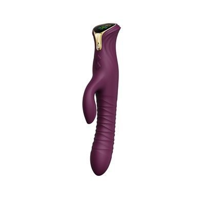 Пульсатор-кролик с нагревом Zalo Mose Velvet Purple SO8225 фото