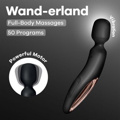 Вибромассажер Satisfyer Wand-erland (Black/Rosegold) SX2698 фото