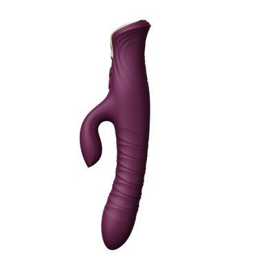 Пульсатор-кролик с нагревом Zalo Mose Velvet Purple SO8225 фото