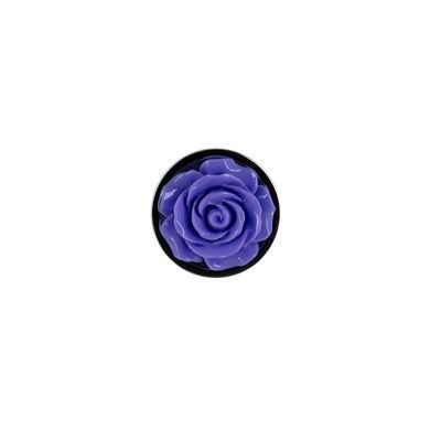 Анальна пробка Lux Active Rose Anal Plug Purple+ віброкуля SO5573 фото