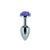 Анальна пробка Lux Active Rose Anal Plug Purple+ віброкуля SO5573 фото