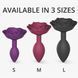 Анальна пробка Love To Love OPEN ROSES L BLACK ONYX SO5983 фото 7