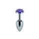 Анальна пробка Lux Active Rose Anal Plug Purple+ віброкуля SO5573 фото 1