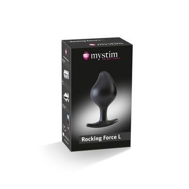 Силиконовая анальная пробка Mystim Rocking Force L для электростимулятора SO3806 фото