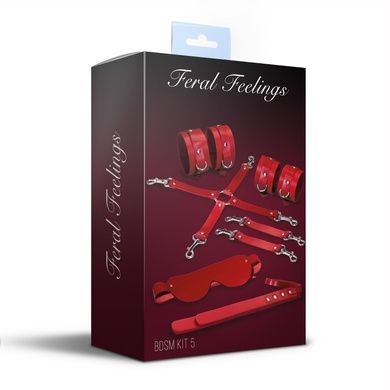 Набір Feral Feelings BDSM Kit 5 Red SO8273 фото