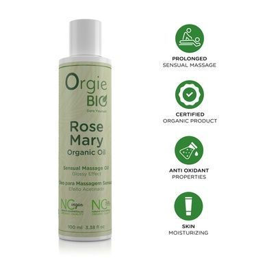 Массажное масло Orgie Bio Rosemary Organic Oil 100 мл SX1535 фото