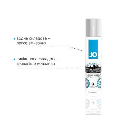 Густая смазка водно-силиконовая JO Classic Hybrid 30мл SO1482 фото