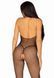Бодистокинг Leg Avenue Fishnet Halter Bodystocking One size Black, мелкая сетка