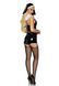 (SALE) Вініловий костюм черниці Leg Avenue Sinful Sister M, комбінезон, комір, пояс, головний убір