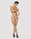 Бодістокінг з великою сіткою і відкритими грудьми Obsessive Bodystocking N102 S/M/L, чорний