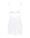 Пеньюар Obsessive Amor Blanco underwire chemise & thong white S/M