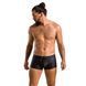 Чоловічі шкіряні боксери з клапаном Passion 050 SHORT PATRICK L/XL Black