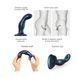 Дилдо Strap-On-Me SNAKY METALLIC BLUE M SO6825 фото 3