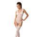 Бодістокінг Passion BS051 white, комбінезон, імітація панчох і боді S/M/L