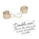 Наручники Bijoux Indiscrets Desir Metallique Handcuffs - Gold, металеві, стильні браслети