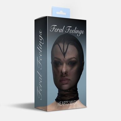 Маска сітка з закритим обличчям Feral Feelings Black/Black SO9293 фото