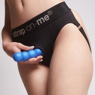 Насадка для страпона Strap-On-Me Balls Blue Metallic L SO8995 фото