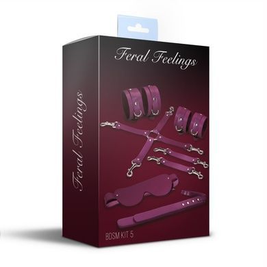 Набор Feral Feelings BDSM Kit 5 Burgundy SO8274 фото