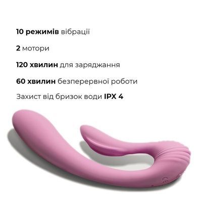 Вибратор вагинально-клиторальный Adrien Lastic G-wave AD10891 фото