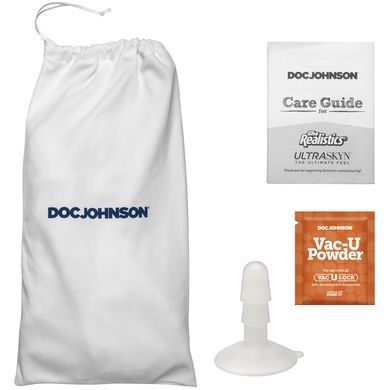 Фаллоимитатор Doc Johnson Signature Cocks Chad White 8,5 inch UltraSkin SO6062 фото
