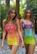 Сексуальное мини-платье с фигурными вырезами Leg Avenue One Size голубой