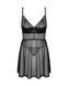 Эротический комплект Obsessive Chemeris babydoll & thong M/L, пеньюар и стринги