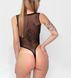 Сексуальное прозрачное боди сетка с рукавами Art of Sex - Melissa черный, L-2XL