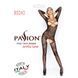 Бодістокінг Passion BS040 black, комбінезон з відкритими грудьми S/M/L