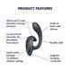 Вибратор Satisfyer G for Goddess 1 Dark Grey SX0668 фото 6