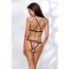 Портупея-стрепи Passion Exclusive KELIS BRA XXL/XXXL, black, трусики в комплекті